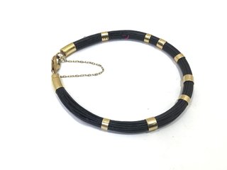pulsera oro 18k con piedra