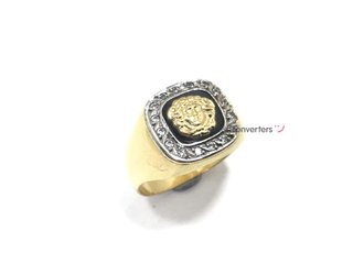 anillo oro 18k con piedra