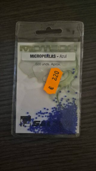 Microperlas Mdtech Azul 500ud (Pedido Mín 20€)
