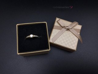 anillo oro 18k con piedra