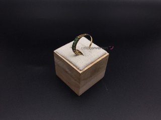 anillo oro 18k con piedra