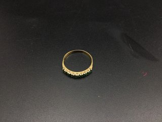 anillo oro 18k con piedra