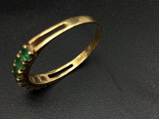 anillo oro 18k con piedra