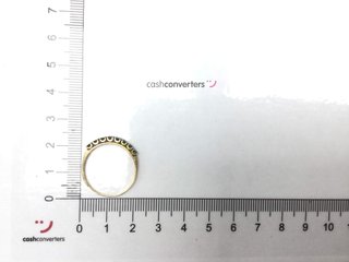 anillo oro 18k con piedra