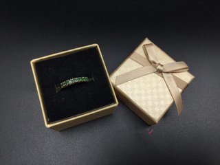 anillo oro 18k con piedra
