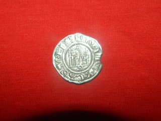 Pepión medieval de Alfonso X ceca Sevilla 1,7 gram