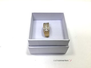 anillo oro 18k con piedra