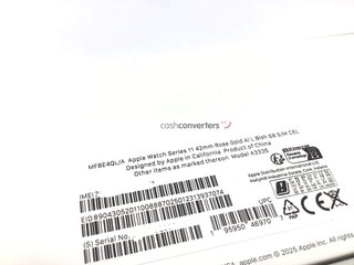 apple watch series 11 42mm (gps 5g) aluminio