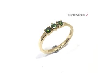 anillo oro 14k con piedra con diamante