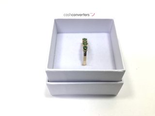 anillo oro 14k con piedra con diamante