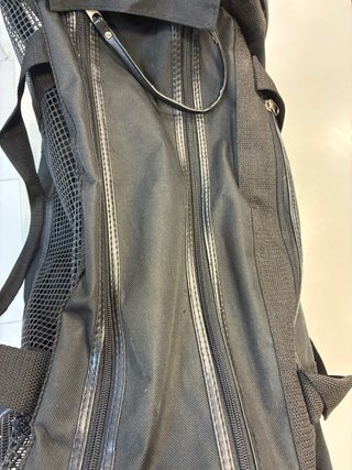Bolsa transportín para gato negra