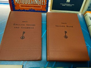 10 libros vintage estudios MÉTODO DE INGLES y pequeñas novelas en ingles para su aprendizaje