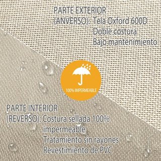 Funda protectora para banco