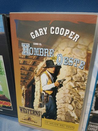 6 vhs, Películas de GARY COOPER + foto del actor enmarcada