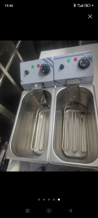 Freidora Eléctrica Gastronorm 4+4L