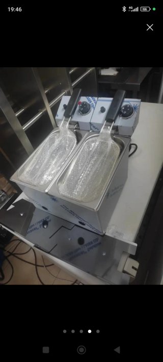 Freidora Eléctrica Gastronorm 4+4L
