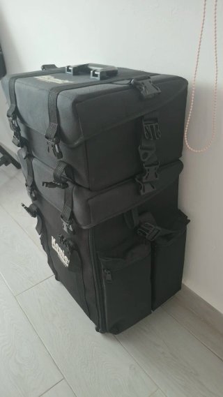 Maletín Maquillaje Profesional Kemier Negro