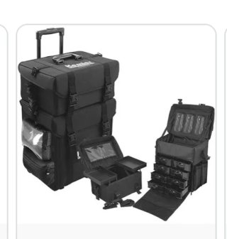 Maletín Maquillaje Profesional Kemier Negro