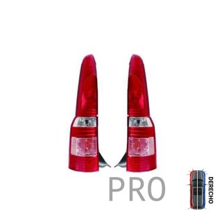 Piloto Trasero Sin Portalámparas Blanco Rojo - Derecho - Fiat PANDA (2003-2011)