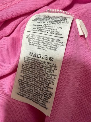 Polo Nike Rosa Talla M