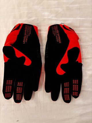 Guantes Fox Invierno MTB Talla S Rojo/Negro