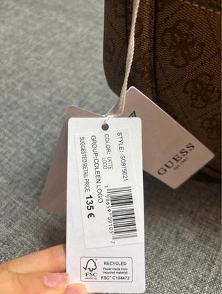 Bolso Guess Beige