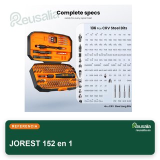 JOREST 152 en 1 Kit destornilladores precisión