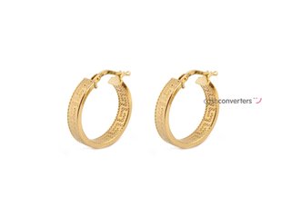 argollas oro 18k
