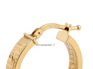 argollas oro 18k