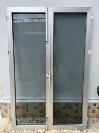 Ventanas de cristal con marco de aluminio