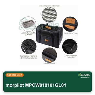 Morpilot transportín bolsa transpirable mascotas