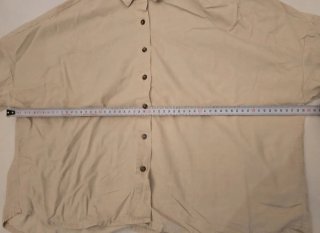 Camisa Stradivarius bege S