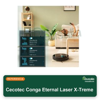 Cecotec robot aspirador fregasuelos láser app