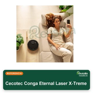Cecotec robot aspirador fregasuelos láser app