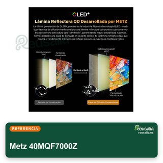 Metz 40MQF7000Z TV 40" QLED Smart TV HDR10