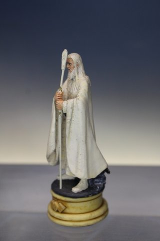 Gandalf, El Señor de los Anillos. Figura ajedrez de Eaglemoss.