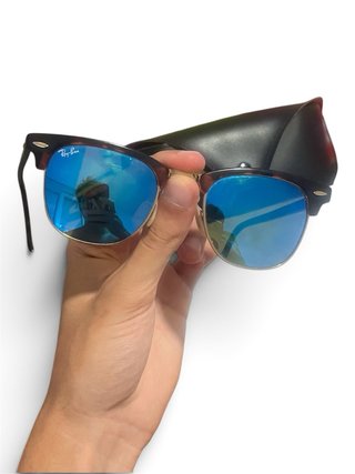 Gafas Ray-Ban Clubmaster Tortoise Azul