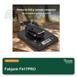 Fakjank F417PRO drone cámara fpv control