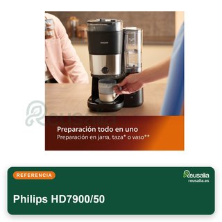 Philips cafetera goteo molinillo jarra
