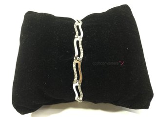pulsera oro 18k con piedra con circonita