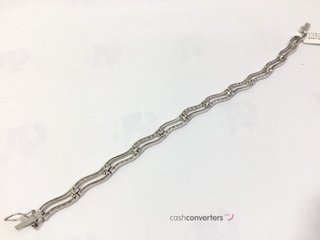 pulsera oro 18k con piedra con circonita