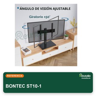 BONTEC soporte pie TV giratorio 24-60"