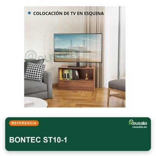 BONTEC soporte pie TV giratorio 24-60"