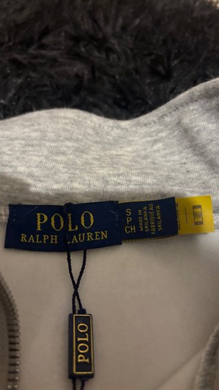 Polo Ralph Lauren Sudadera Media Cremallera Gris