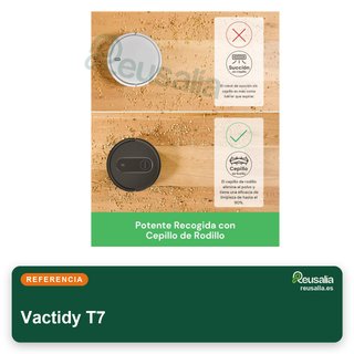 Vactidy T7 robot aspirador y fregasuelos potente