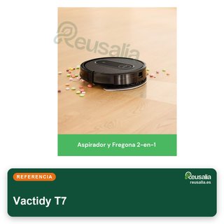 Vactidy T7 robot aspirador y fregasuelos potente