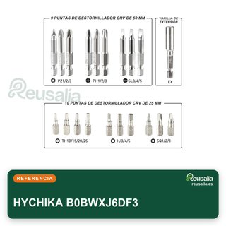 HYCHIKA destornillador eléctrico 6Nm