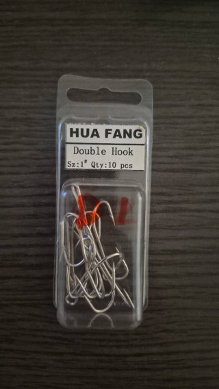 Anzuelos Dobles Hua Fang Del 1 (Pedido Mín 20€)