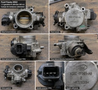 Cuerpo Mariposa Ford Fiesta MK4 1.3