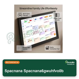 Spacnana calendario digital táctil 10,1"